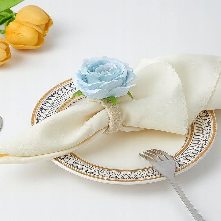 Serviettenringe mit Blumen