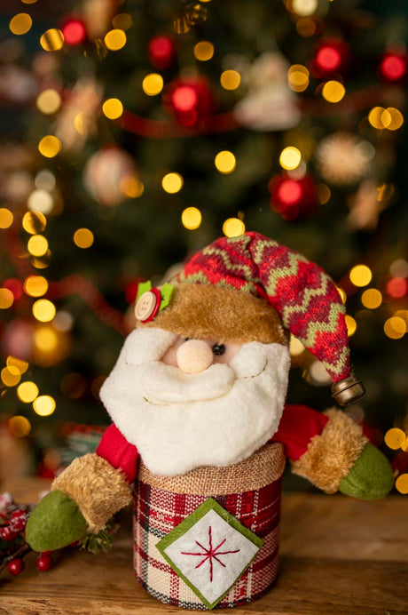 Weihnachtsverpackung Weihnachtsmann Maskottchen