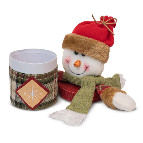 Weihnachtsverpackung Schneemann Maskottchen