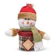 Weihnachtsverpackung Schneemann Maskottchen