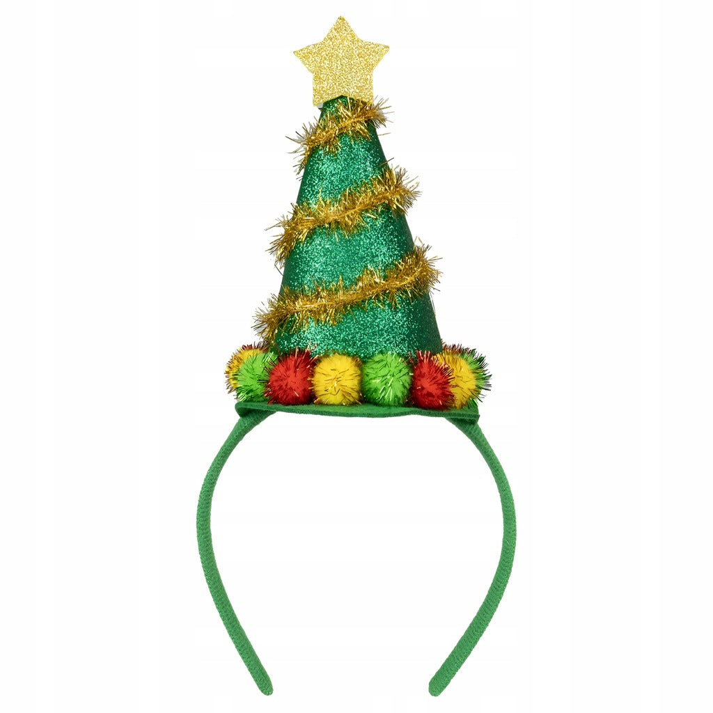 Weihnachtsbaum-Stirnband