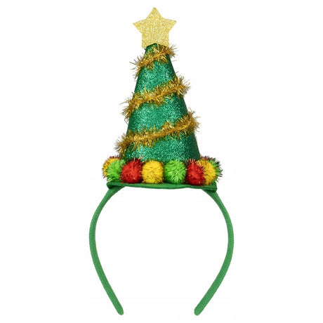 Weihnachtsbaum-Stirnband