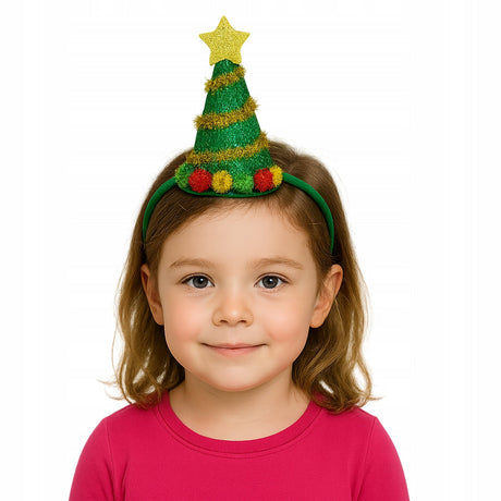 Weihnachtsbaum-Stirnband