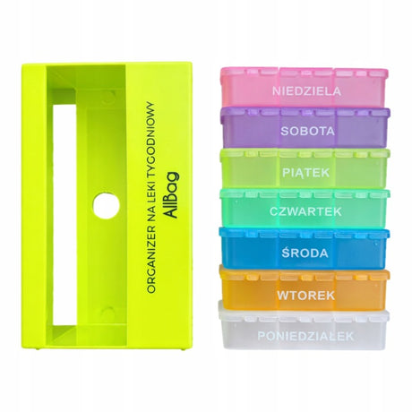 Wöchentlicher Medikamenten-Organizer 3 Tageszeiten