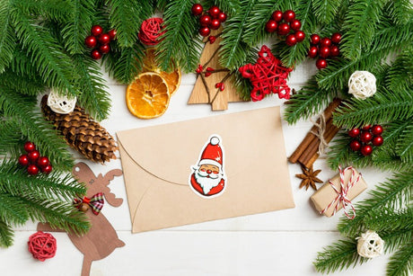 Weihnachtsaufkleberbogen