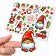 Weihnachtsaufkleberbogen