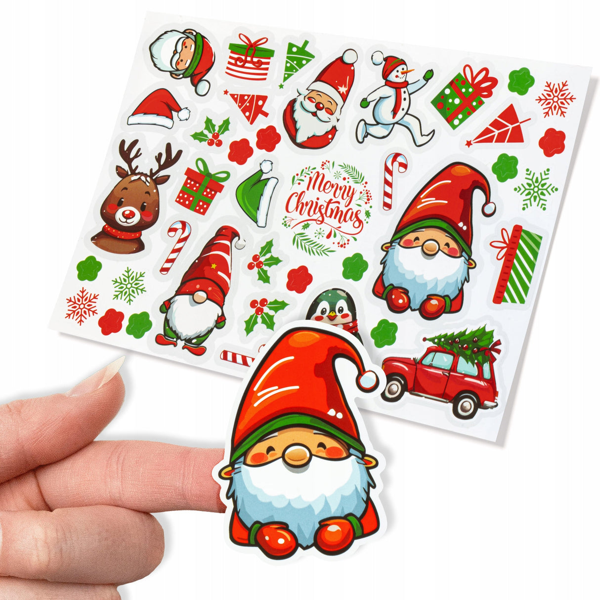 Weihnachtsaufkleberbogen