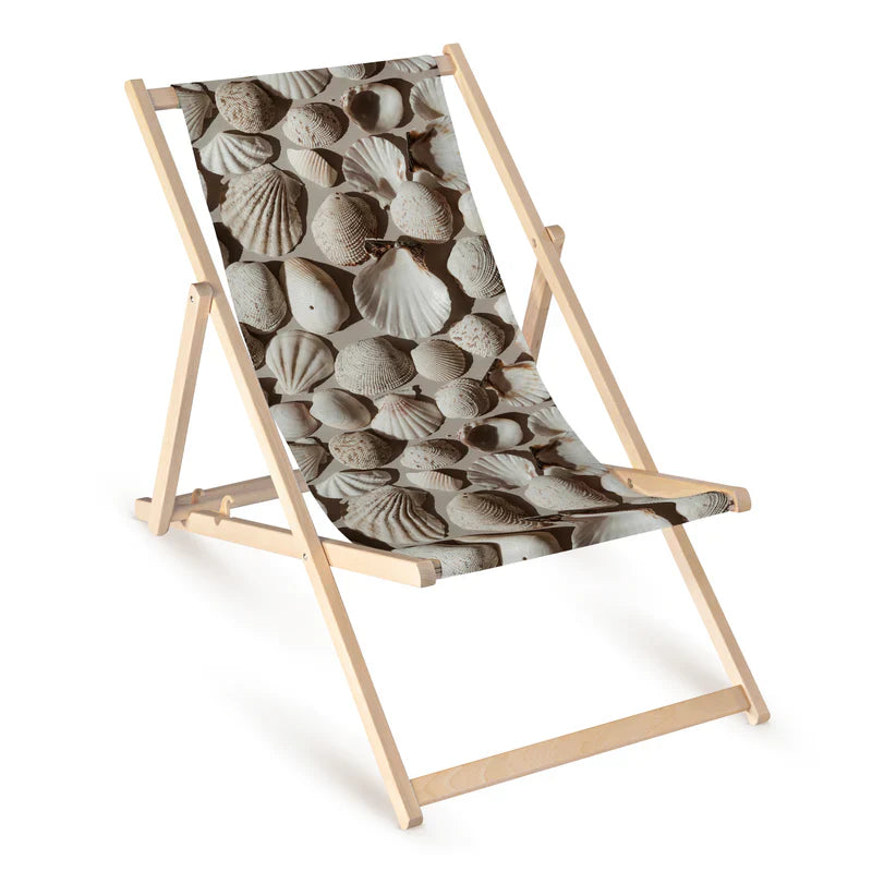 Holzliegestuhl mit Druck Lato