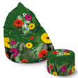 SET Sitzsack Bean bag + Fußhocker Plant Lover