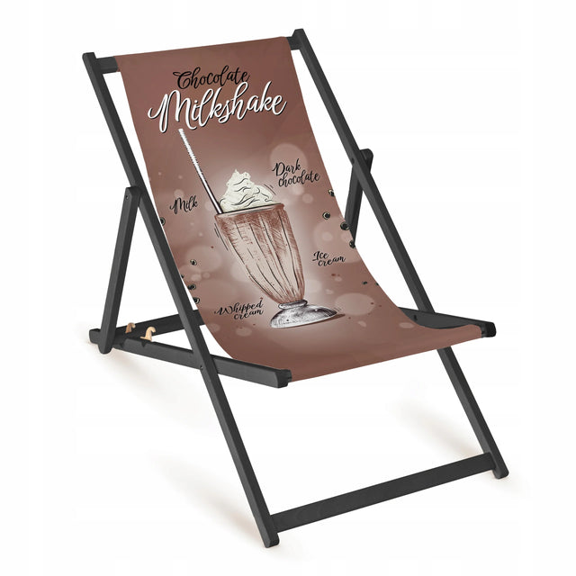 Holz-Liegestühle Chocolate Milkshake