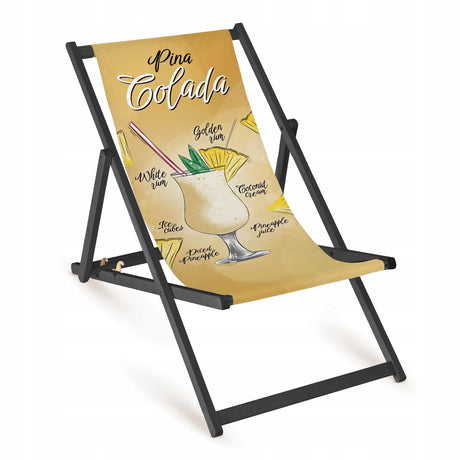 Holz-Liegestühle Pina Colada