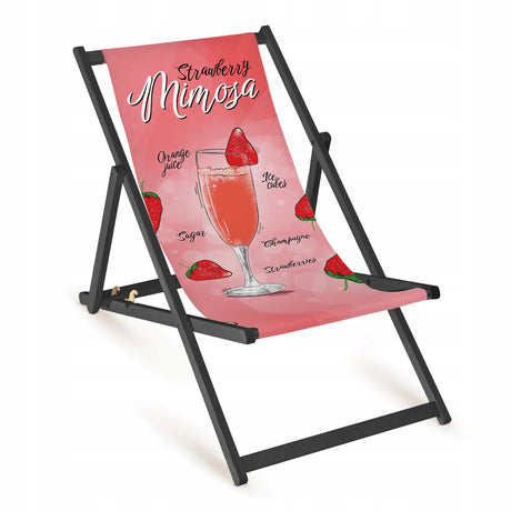Holz-Liegestühle Strawberry Mimosa