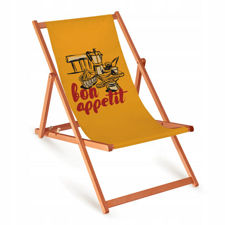 Holz-Liegestühle Bon Appetit