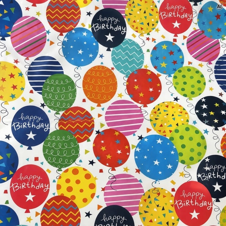 Geschenkpapier 50x70 cm, gemischte Muster