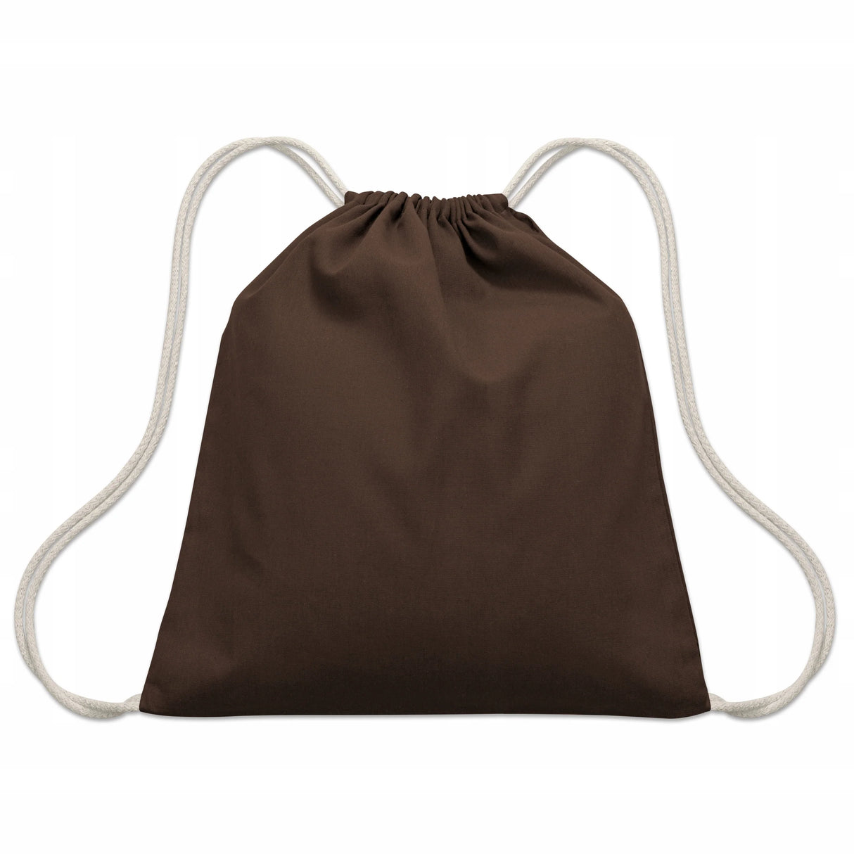 Baumwoll-Rucksack Braun 340x400 mm