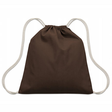Baumwoll-Rucksack Braun 340x400 mm