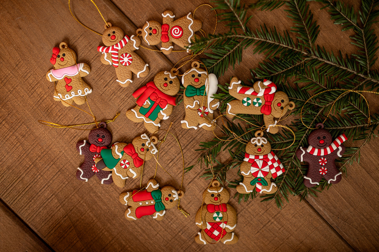 Lebkuchen-Weihnachtsschmuck-Set