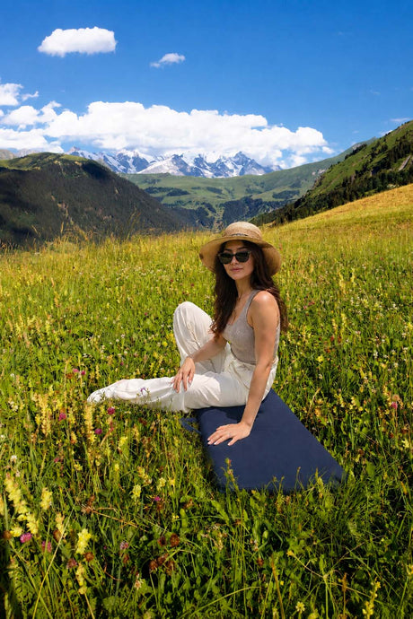 Reise-Liegestuhl VERSCHIEDENE FARBEN Oxford 200g Marineblau