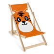 Holz-Kinderliegestuhl Tiger
