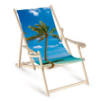 Holz-Liegestuhl mit Armlehne PALMA