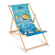 Holz-Liegestuhl BLUE HAWAIIAN