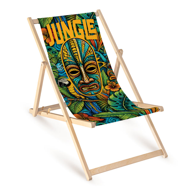 Holz-Liegestuhl JUNGLE