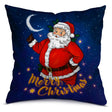 Weihnachtskissen 25x25cm SANTA CLAUS Merry Christmas