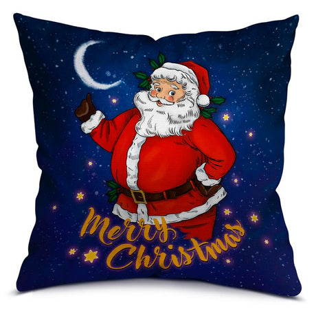 Weihnachtskissen 25x25cm SANTA CLAUS Merry Christmas