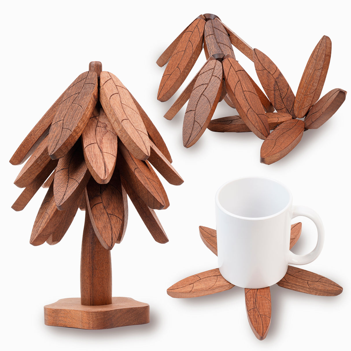 Topfuntersetzer aus Holz