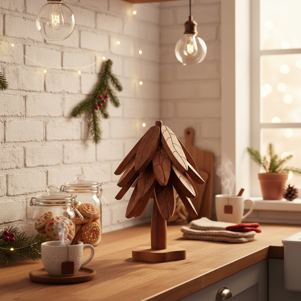 Topfuntersetzer aus Holz