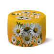 Runder Pouf-Fußhocker Daisy