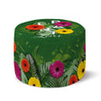 Runder Pouf-Fußhocker Plant Lover