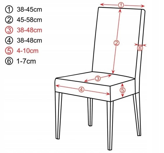 Stuhlhusse mit weihnachtlichem Rentier-Motiv, Grün