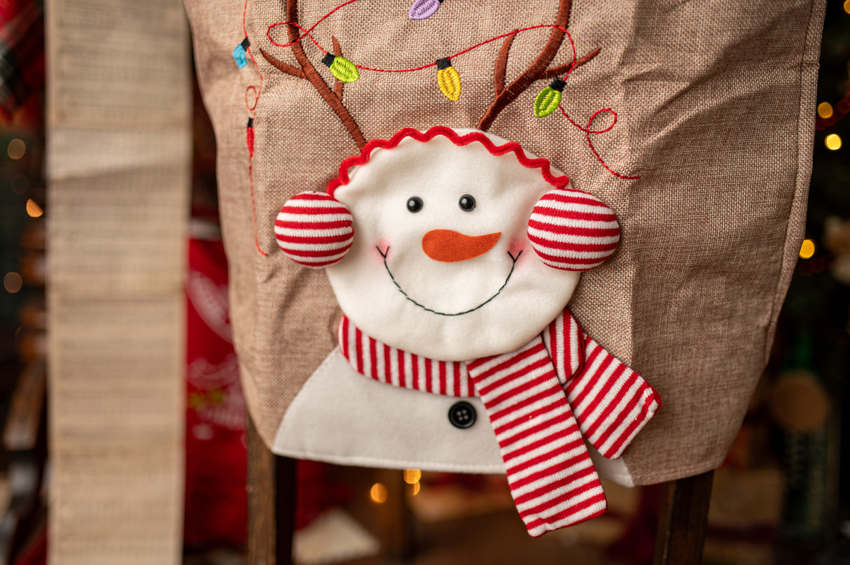 Schneemann-Stuhlbezug