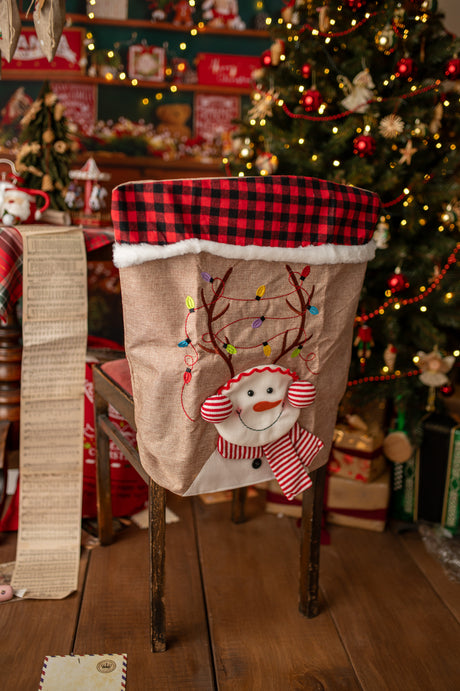 Schneemann-Stuhlbezug