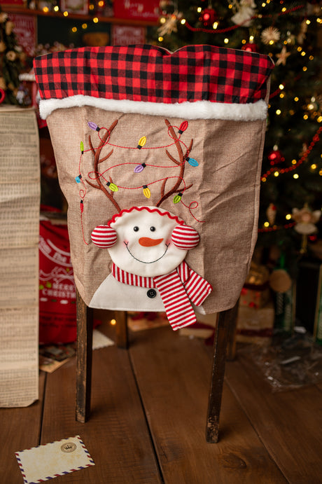 Schneemann-Stuhlbezug