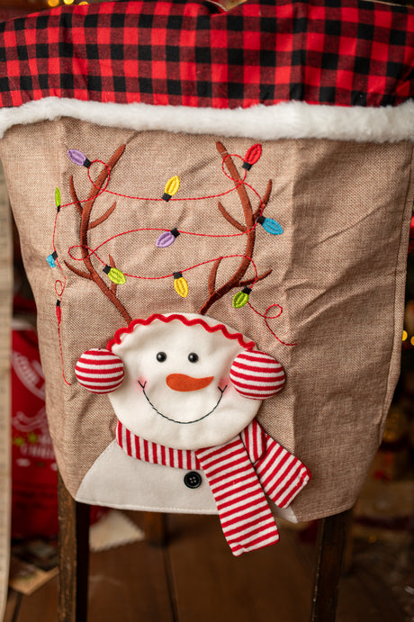 Schneemann-Stuhlbezug