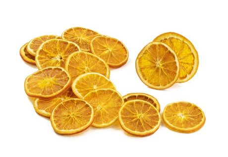 Natürliche getrocknete Orangenscheiben