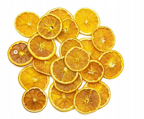 Natürliche getrocknete Orangenscheiben