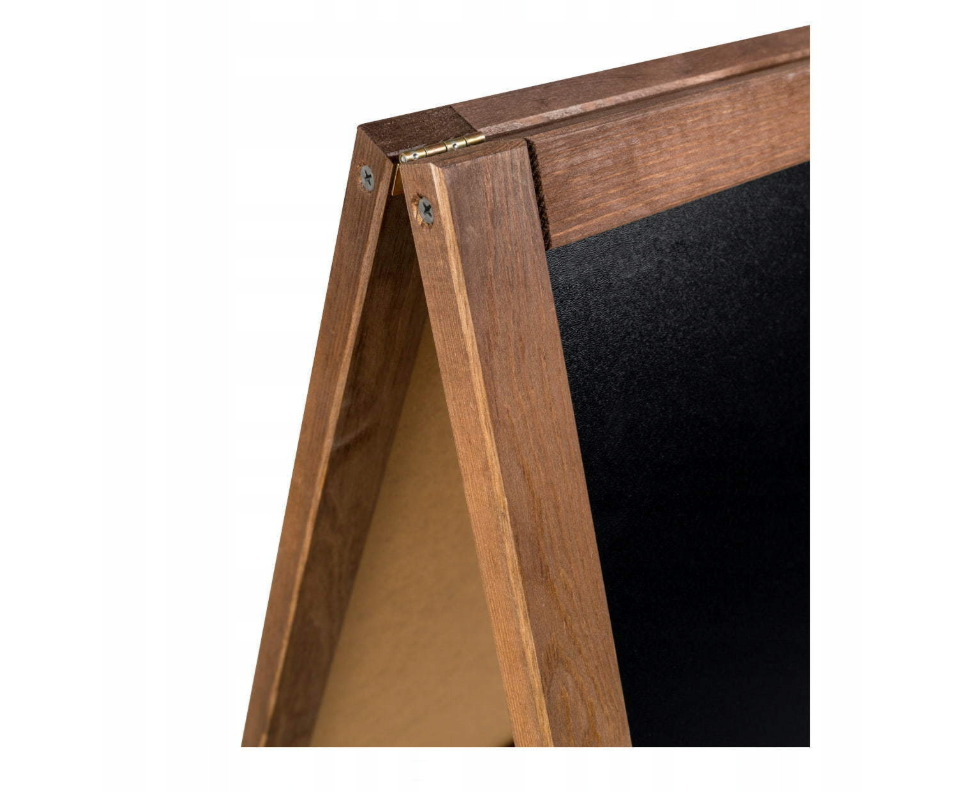 Kundenstopper Werbeständer Doppelseitig Holz Kreidetafel 60x100 cm