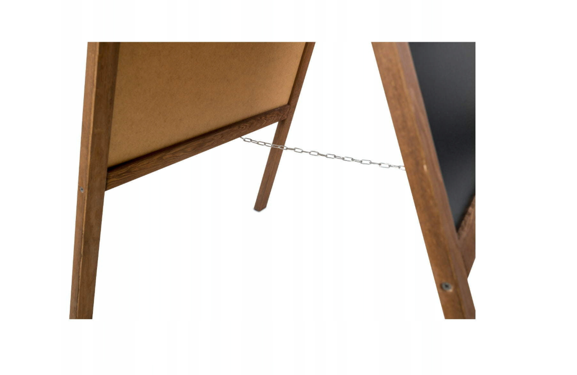 Kundenstopper Werbeständer Doppelseitig Holz Kreidetafel 60x100 cm