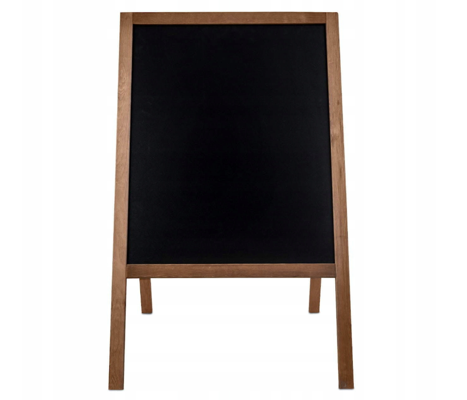 Kundenstopper Werbeständer Doppelseitig Holz Kreidetafel 60x100 cm