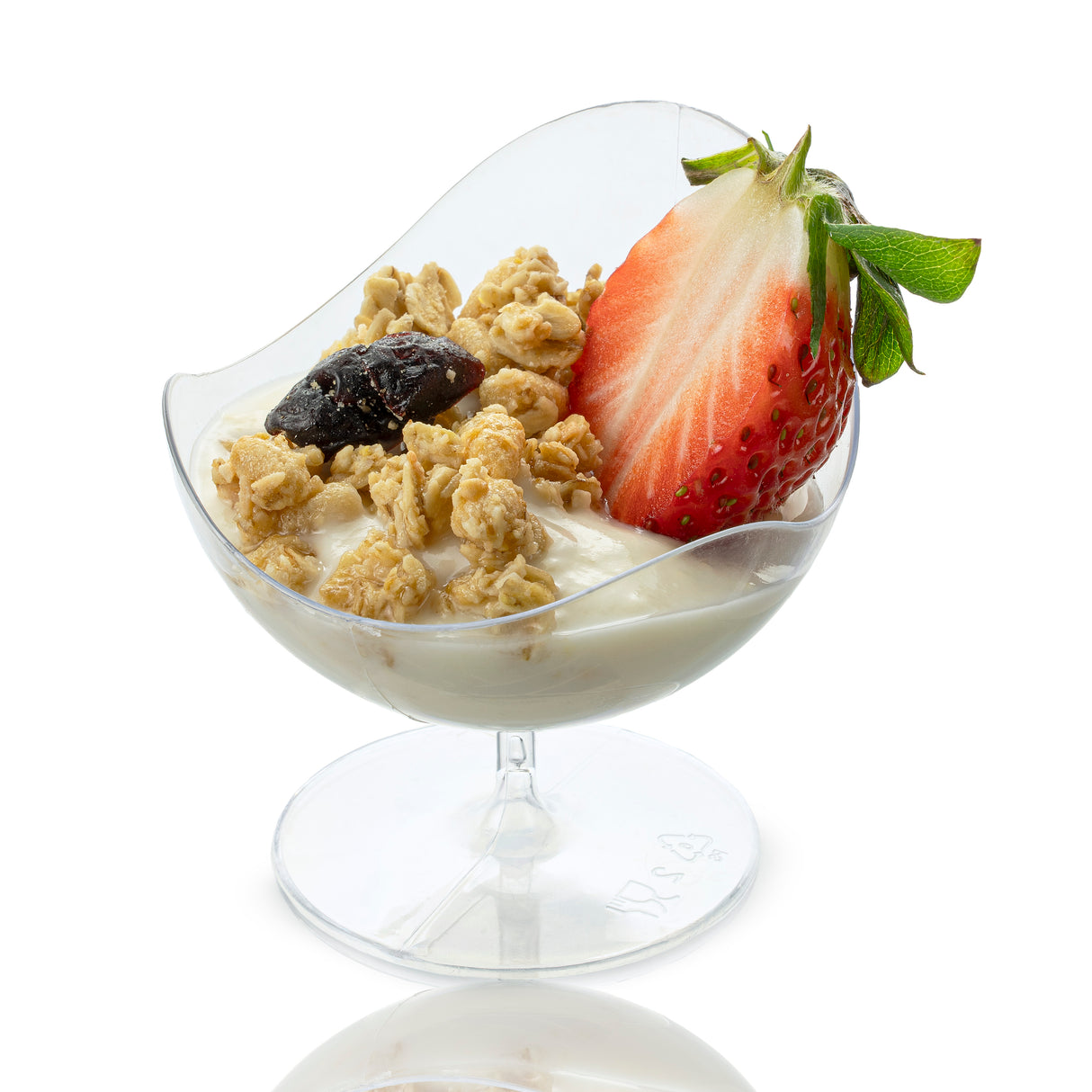 Transparente Dessertbecher aus Kunststoff 50 ml, 6 Stück – für Desserts und Snacks