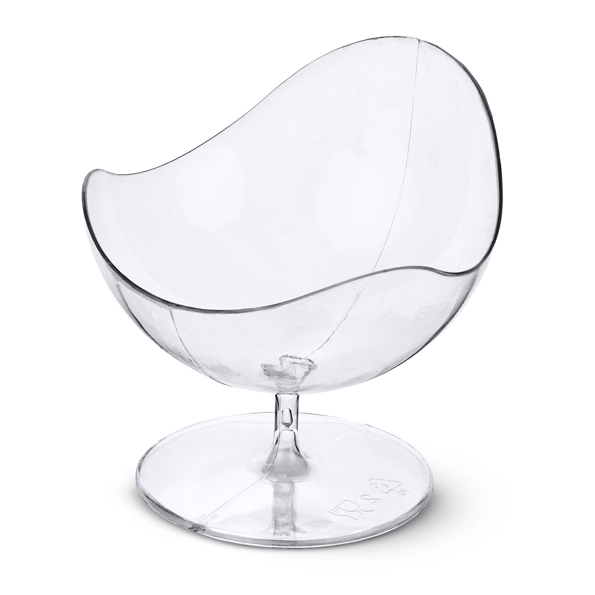 Transparente Dessertbecher aus Kunststoff 50 ml, 6 Stück – für Desserts und Snacks