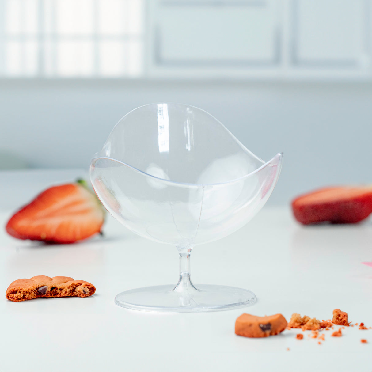 Transparente Dessertbecher aus Kunststoff 50 ml, 6 Stück – für Desserts und Snacks