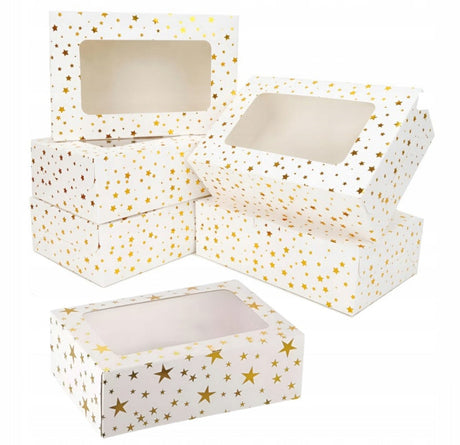 Weihnachts-Fensterkästen, 6 Stück