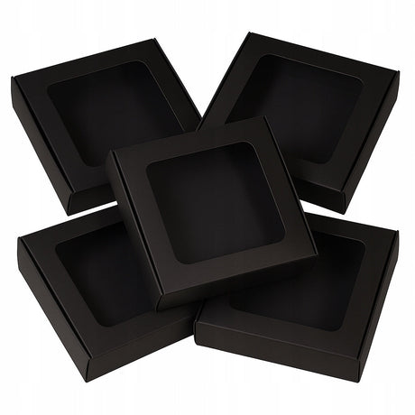 Set von Schachteln mit Sichtfenster