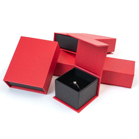 Dekorative Schmuckgeschenkboxen, 4 Stück.