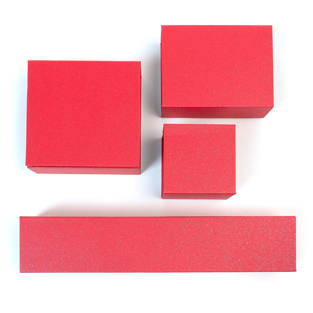 Dekorative Schmuckgeschenkboxen, 4 Stück.