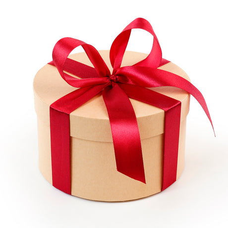 Set mit 4 Kraftpapier-Geschenkboxen